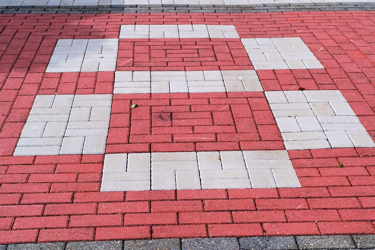 paving stones, driveway, template, symmetrical, red, contrast, decorative, driveway, driveway, driveway, driveway, driveway. The best places to run a pressure washing business