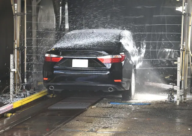 car washing, car wallpapers, worker, man, car, wash, service